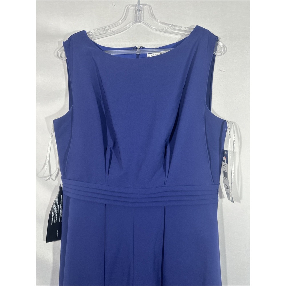 NEW $328 Kay Unger [ 12‎ ] Demi Walk Thru Jumpsuit in Cobalt Blue #J2072 - Picture 9 of 16